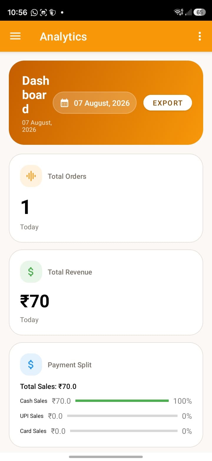 Zeeza POS screenshot